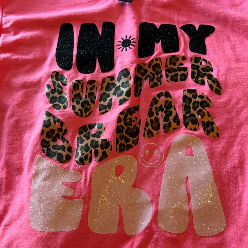 Bright Pink Graphic Short Sleeve Tee - Picture 2 of 2